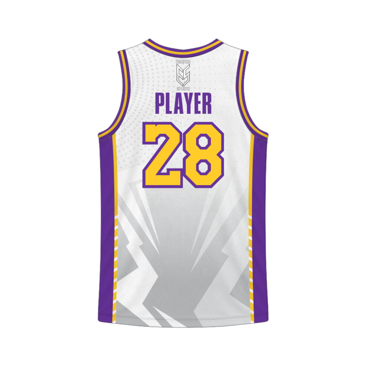 DUALTECH REV BASKETBALL JERSEY 1 B BACK